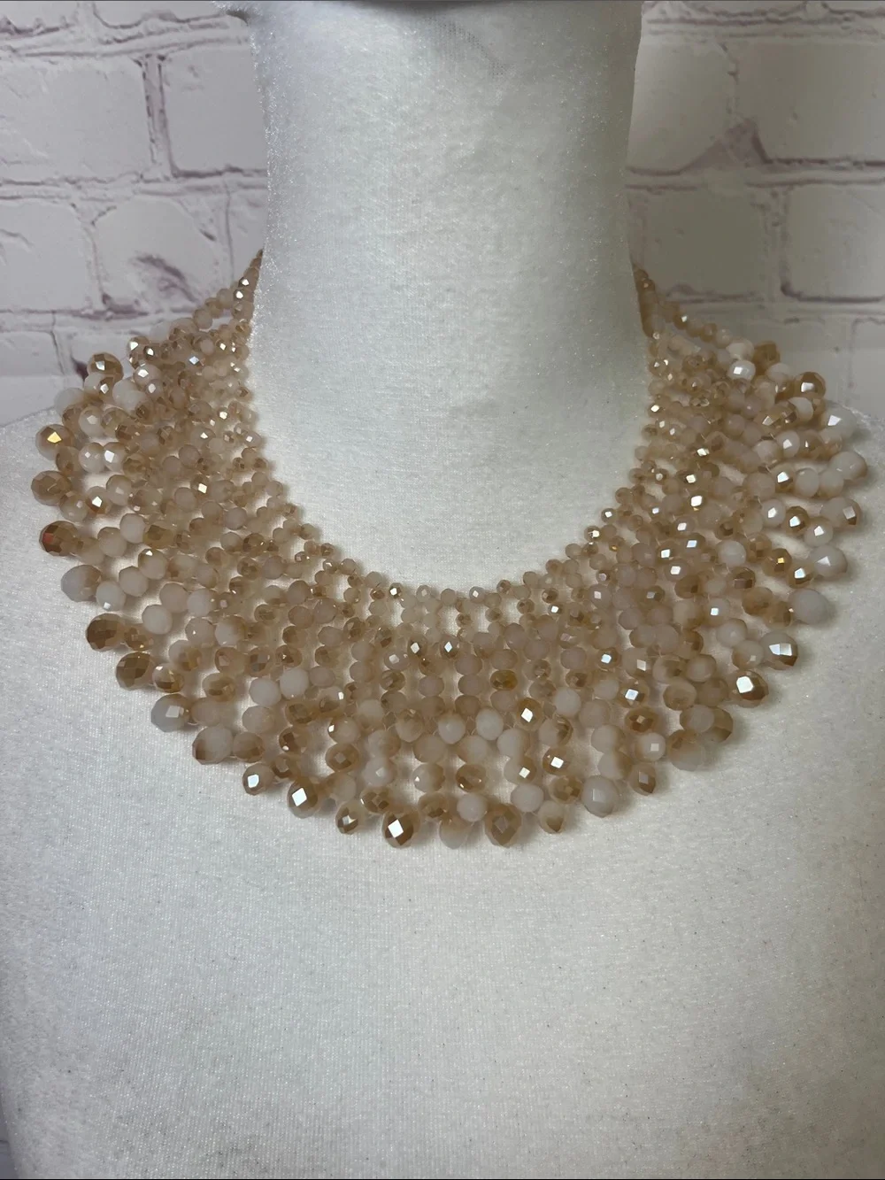 TWO Beaded Statement Necklaces